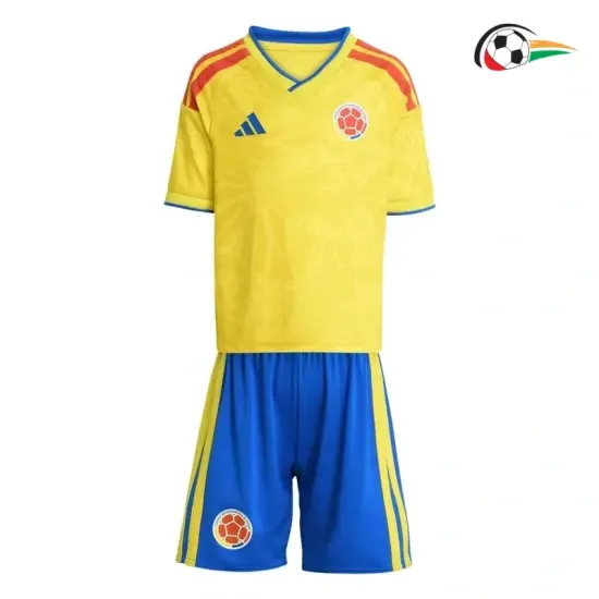 Camisa Colombia Home 2026 Infantil Amarelo