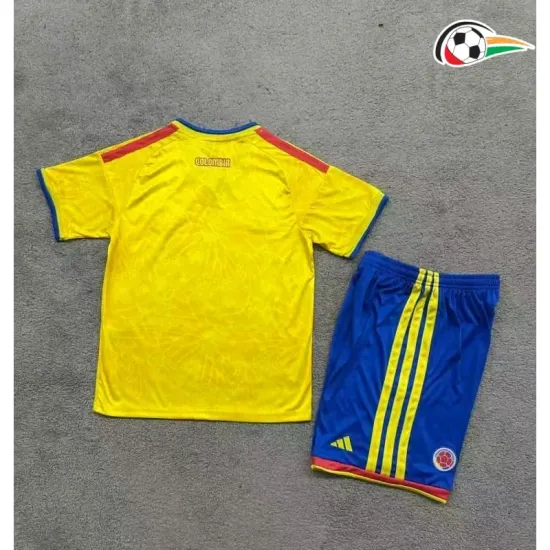 Camisa Colombia Home 2026 Infantil Amarelo