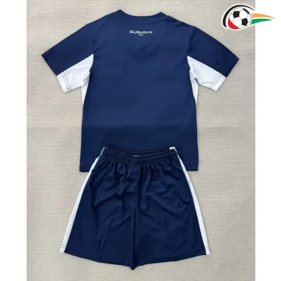 Camisa Hertha Berlin Home 2025/2026 Infantil Azul/Branco