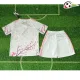 Camisa Japón 2026 Edição Especial com Estampa de Coruja Infantil Branco/Rosa