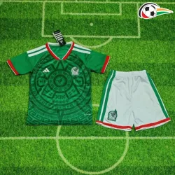 Camisa México 2026 Infantil Verde/Vermelho