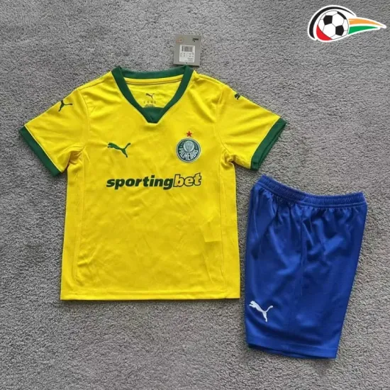 Camisa Palmeiras Third 2025/2026 Infantil Amarelo
