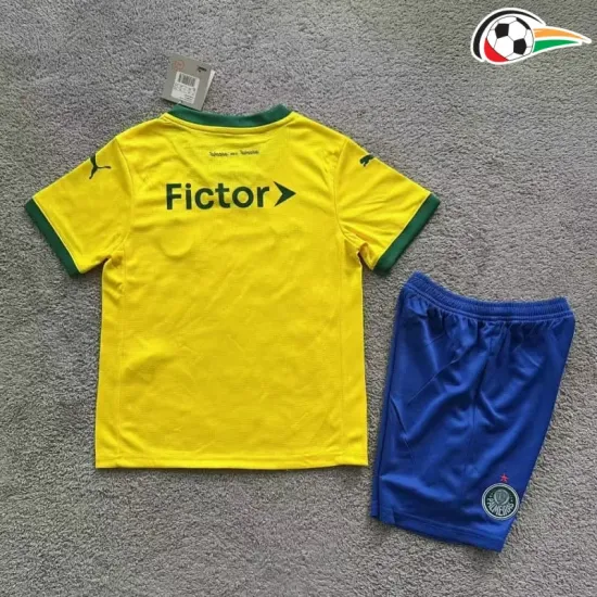 Camisa Palmeiras Third 2025/2026 Infantil Amarelo