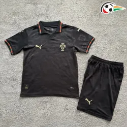Camisa Portugal 2026 Infantil Preto