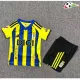 Camisa Real Oviedo Away 2025/2026 Infantil com Patch da La Liga Azul/Amarelo