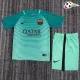 Camisa Barcelona Third 2016/17 Retrô Infantil Verde