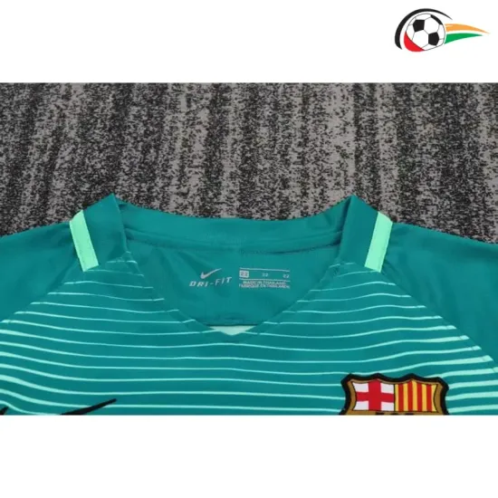 Camisa Barcelona Third 2016/17 Retrô Infantil Verde