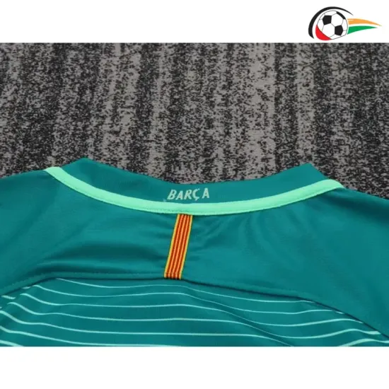 Camisa Barcelona Third 2016/17 Retrô Infantil Verde
