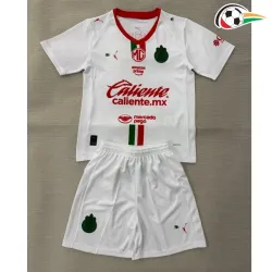 Camisa Chivas Away 2025/2026 Infantil Branco