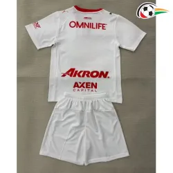 Camisa Chivas Away 2025/2026 Infantil Branco