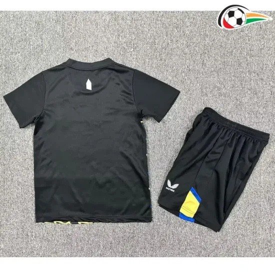 Camisa Everton FC Third 2025/2026 Infantil Preto