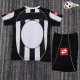 Camisa Juventus Home 2002/03 Retrô Infantil Preto/Branco
