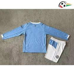 Camisa Manchester City Home 2025/2026 Infantil ML Azul