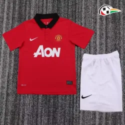 Camisa Retrô Titular Infantil Manchester United 2013/14 Vermelho