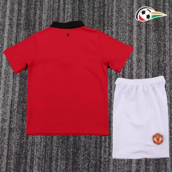Camisa Retrô Titular Infantil Manchester United 2013/14 Vermelho