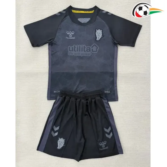 Camisa Sunderland AFC Third 2025/2026 Infantil Preto