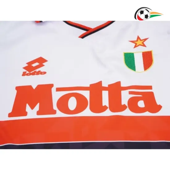 Camisa Retrô Reserva Infantil AC Milan 1993/94 Branco