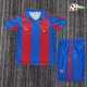 Camisa Retrô Titular Infantil Barcelona 1989/92 Vermelho/Azul