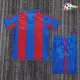 Camisa Retrô Titular Infantil Barcelona 1989/92 Vermelho/Azul