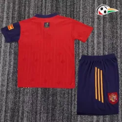 Camisa Retrô Titular Infantil España 1996 Vermelho/Azul