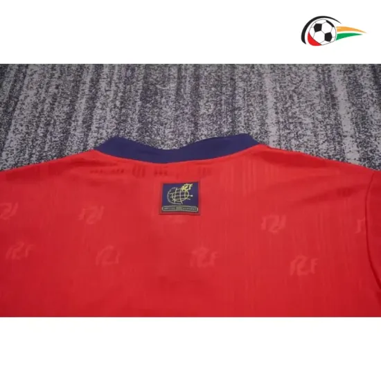 Camisa Retrô Titular Infantil España 1996 Vermelho/Azul