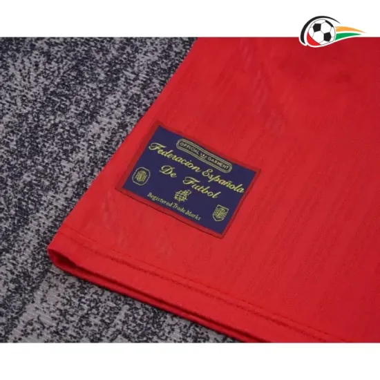 Camisa Retrô Titular Infantil España 1996 Vermelho/Azul