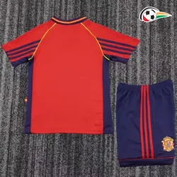 Camisa Retrô Titular Infantil España 1998 Vermelho