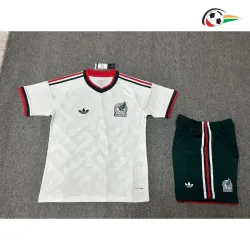 Camisa Reserva Infantil México Copa do Mundo 2026 Branco
