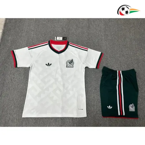 Camisa Reserva Infantil México Copa do Mundo 2026 Branco
