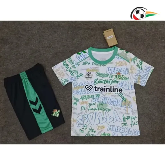 Camisa Infantil Real Betis 2025/26 Branco