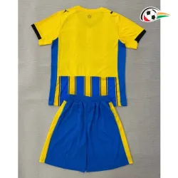 Camisa Reserva Infantil Southampton 2025/2026 Amarelo/Azul