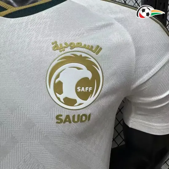 Camisa Reserva Versão Jogador Saudi Arabia Copa do Mundo 2026 Bege
