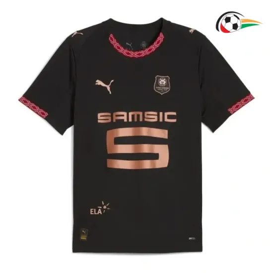 Camisa Alternativa Stade Rennais 2025/2026 Preto