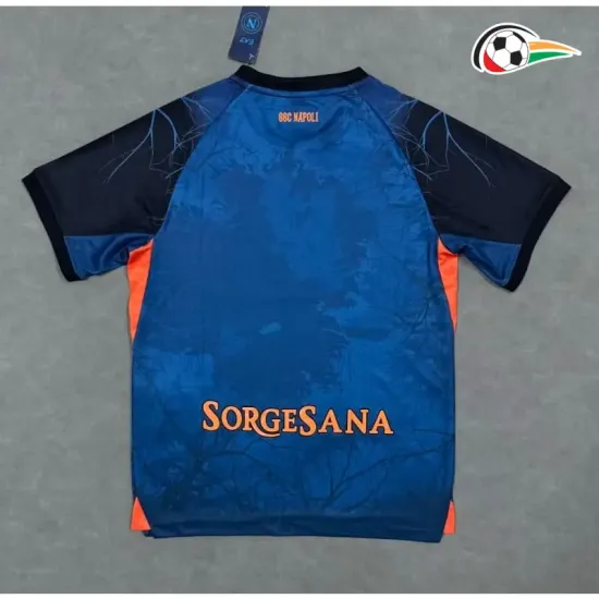 Camisa Napoli 2025/2026 Edição Especial de Halloween Azul