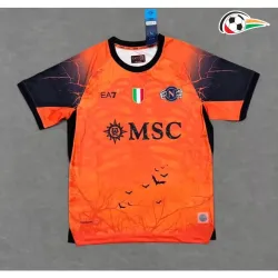 Camisa Napoli 2025/2026 Edição Especial de Halloween Laranja
