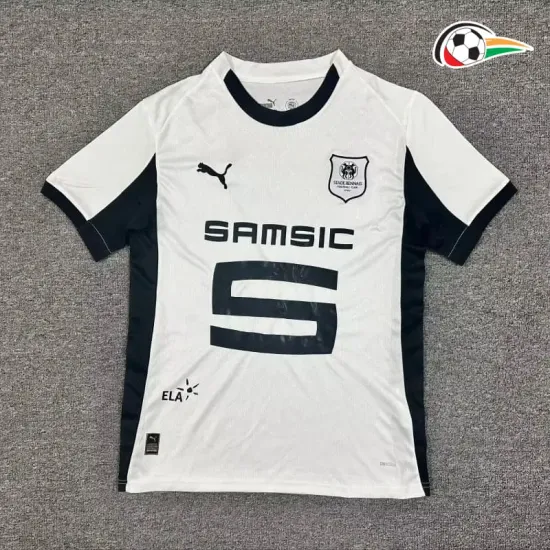 Camisa Reserva Stade Rennais 2025/2026 Branco