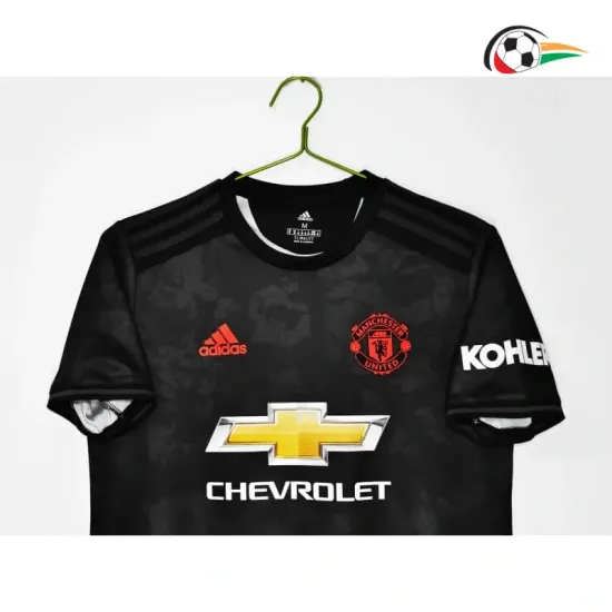 Camisa Retrô Alternativa Manchester United 2018/19 Preto