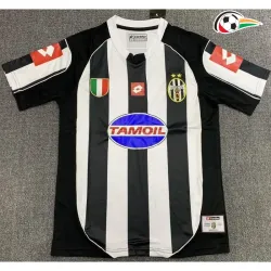 Camisa Retrô Titular Juventus 2002/03 Branco/Preto