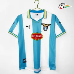 Camisa Retrô Titular Lazio 1999/00 Branco/Azul