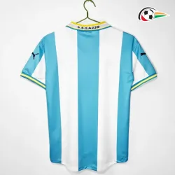 Camisa Retrô Titular Lazio 1999/00 Branco/Azul