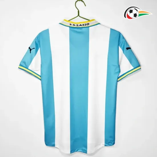 Camisa Retrô Titular Lazio 1999/00 Branco/Azul