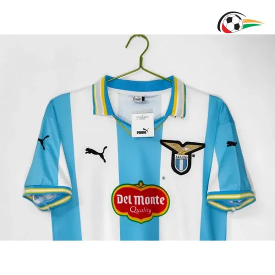 Camisa Retrô Titular Lazio 1999/00 Branco/Azul
