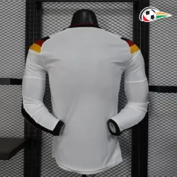 Camisa Titular Versão Jogador Alemanha 2026 Branco Manga Longa