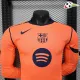 Camisa Barcelona Third 2025/2026 Versão Jogador ML Laranja