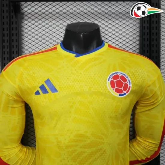 Camisa Colombia Home 2026 Versão Jogador ML Amarelo