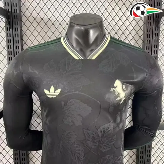 Camisa Juventus Third 2025/2026 Versão Jogador Preto ML