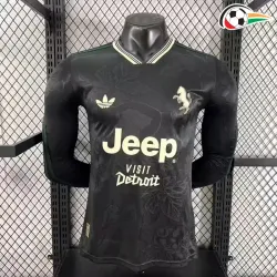 Camisa Juventus Third 2025/2026 Versão Jogador ML Preto