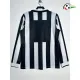 Camisa Retrô Titular Juventus 1995/97 Branco/Preto Manga Longa