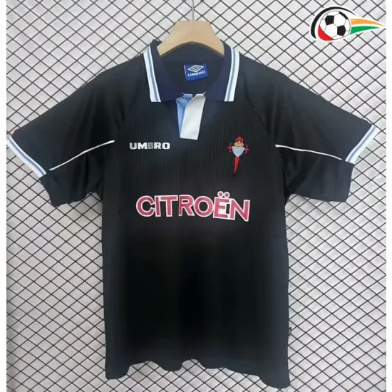 Camisa Celta De Vigo Away 1997/98 Retrô Preto