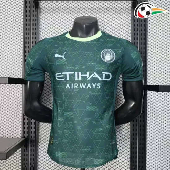 Camisa Manchester City 4th 2025/2026 Versão Jogador Verde